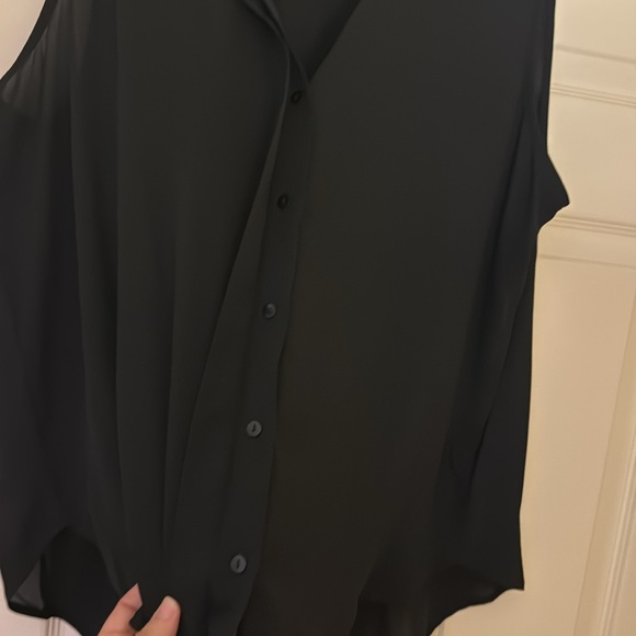 Worthingtin black sleeveless collar work top xxl - Picture 4 of 5